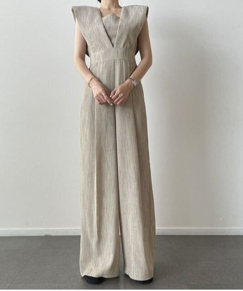 Cap Sleeve Overalls